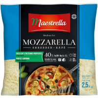Maestrella Mozzarella Shredded 2.5kg